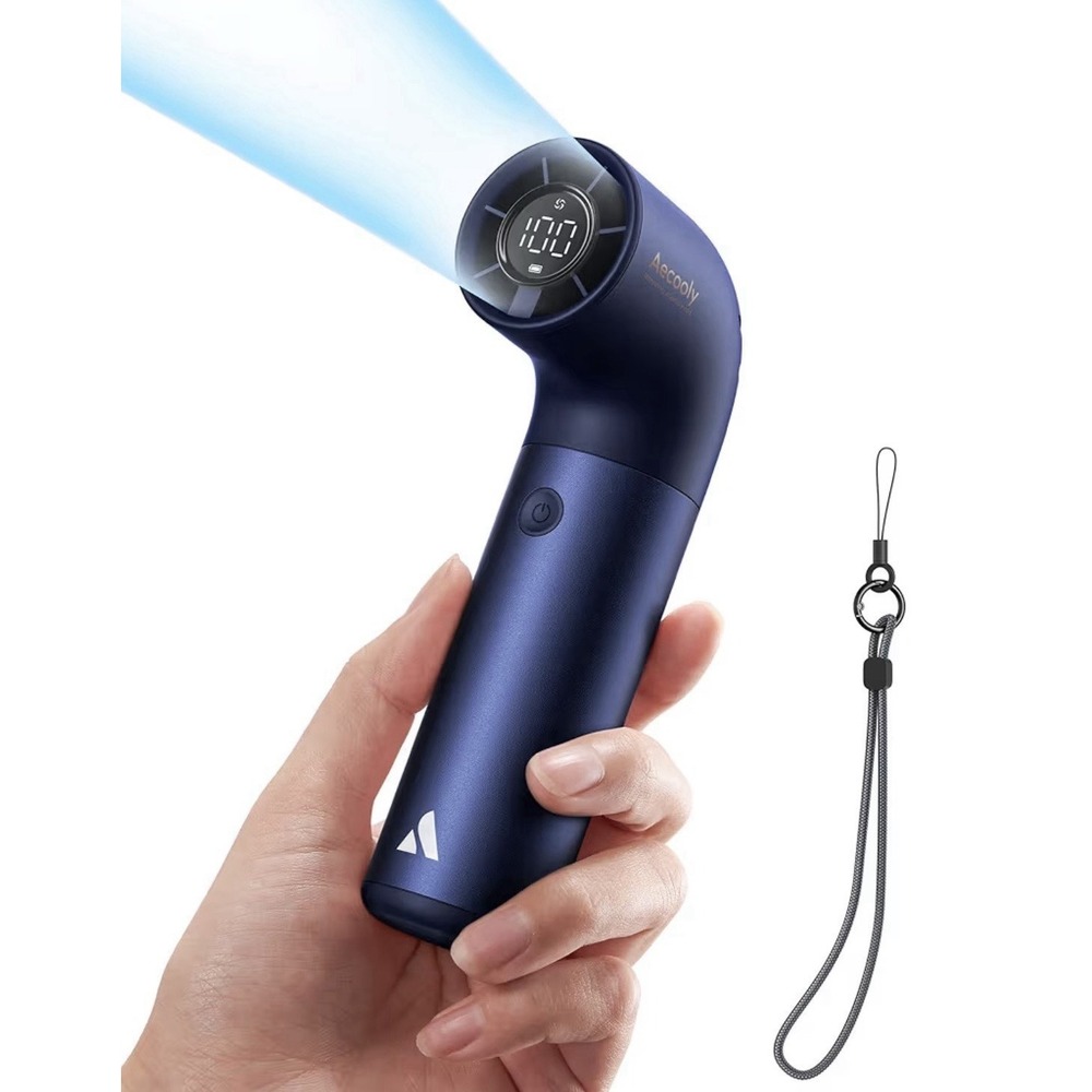 Aecooly Portable Handheld Fan, Powerful Turbo Air Tube Fan